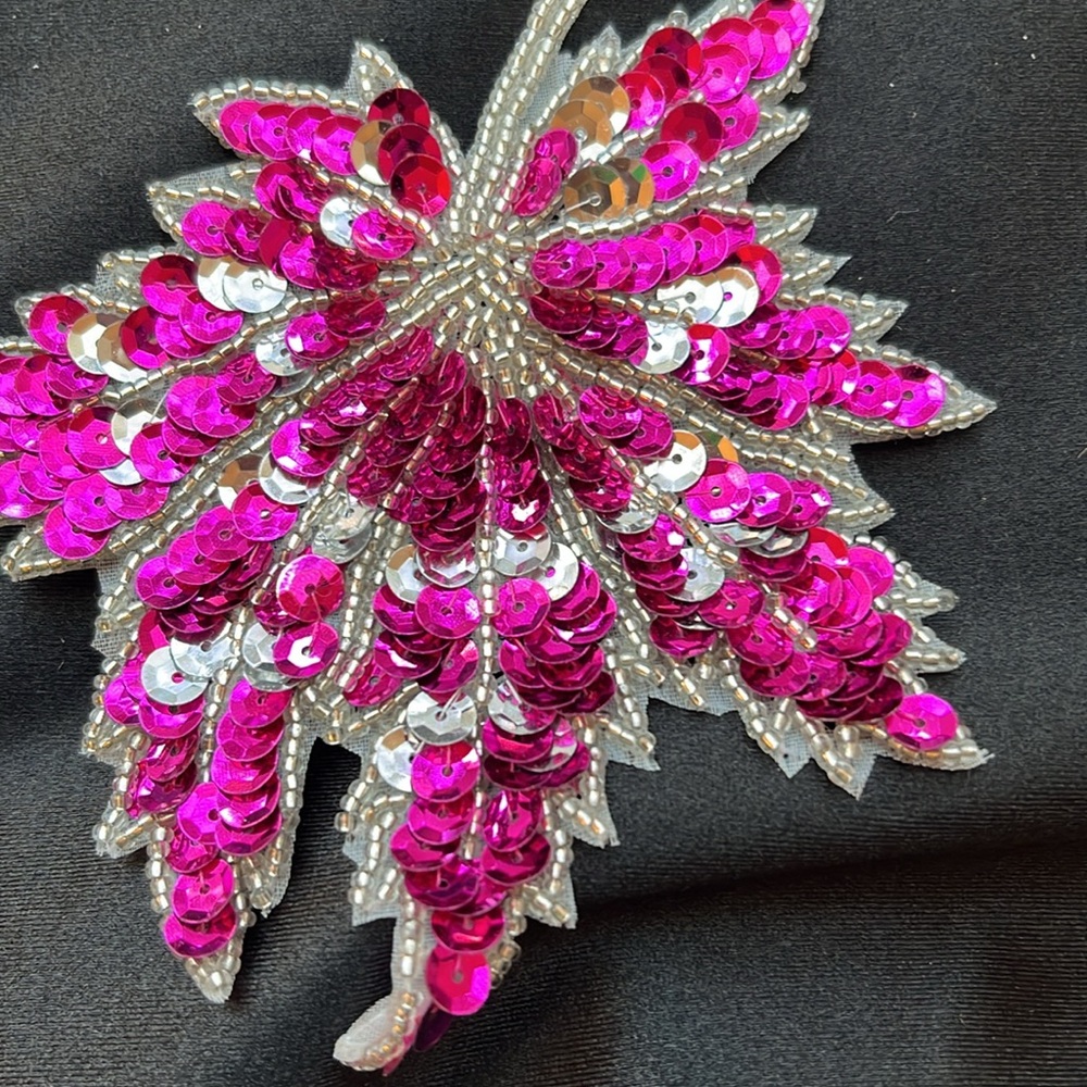 Assorted beaded and sequins patch - image 4